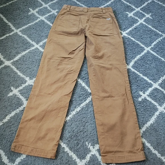 COLUMBIA “Holly Hideaway” Cotton Pants/Camel Brown/Straight Leg size 6 - Picture 9 of 12
